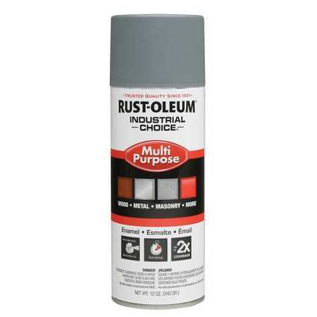 Rust-Oleum Gray, Flat, 12 oz 1680830V