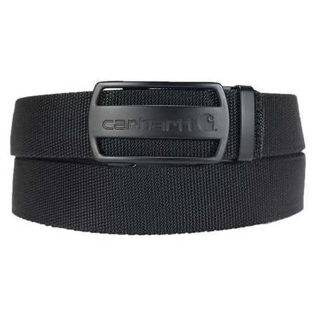 CARHARTT Ratchet Belt, Black, 58" L, 1-3/8" W A000549800118