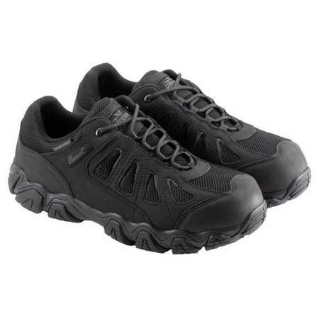 THOROGOOD SHOES Size 14 Men's Hiker Shoe Composite Oxford Hiker Saftey Toe, Black/Gray 804-6493 M 14