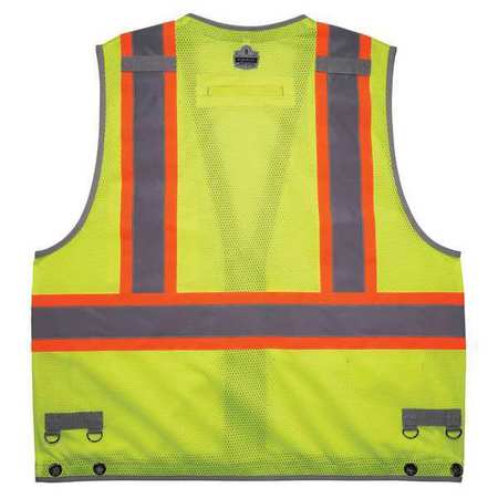 Glowear By Ergodyne Safety Vest, ANSI Class 2, 2XL/3XL Size 24177