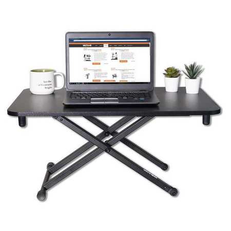VICTOR TECHNOLOGY Laptop Standing Desk, Steel, 28 3/4 in DCX110