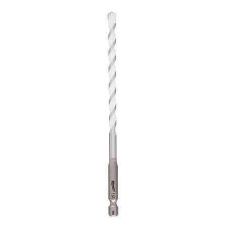 MILWAUKEE TOOL 1/4 in. x 4 in. x 6 in. SHOCKWAVE Impact Duty Carbide Multi-Material Drill Bit 48-20-8886