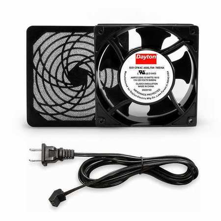 DAYTON Axial Fan Kit, 4 3/4 in H, 1 in D 786EV6