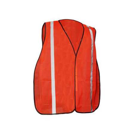 CONDOR Back Stp Vest, Unrated Orange/Red, L/XL 786F32