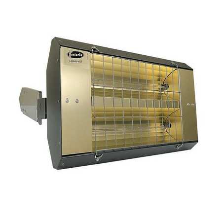 FOSTORIA Infrared Quartz Electric Heater, Galvanized Steel, 480 V P-30-222-TH