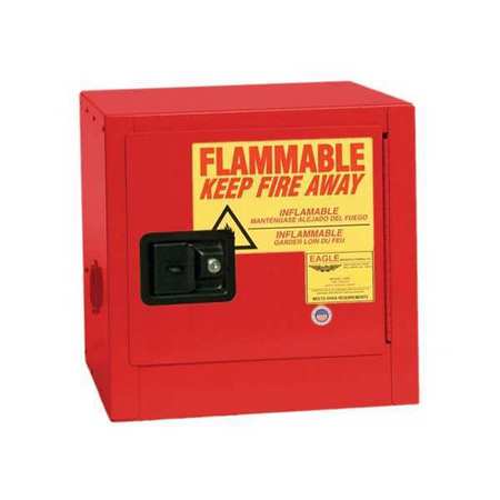 EAGLE Flammables Safety Cabinet, Red 1901XRED