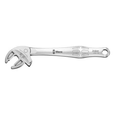 WERA Adjustable Wrench, Steel, Ergonomic, M 05020103001