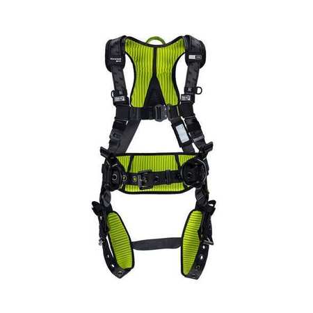 HONEYWELL MILLER Fall Protection Harness, Universal (L/XL), Polyester H7CC2A2