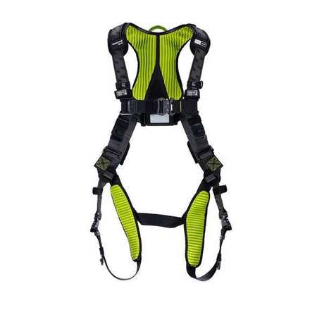 HONEYWELL MILLER Fall Protection Harness, Universal (L/XL), Polyester H7IC1A2