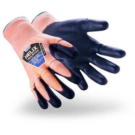 HEXARMOR Knit Gloves, HPPE, A4, 13 ga, M, Orange, PR 2058-M (8)