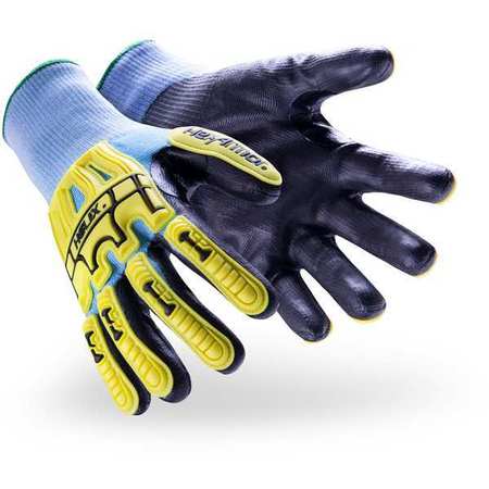 HEXARMOR Knit Gloves, HPPE, A5, 15 ga, L, Blue, PR 3012-L (9)