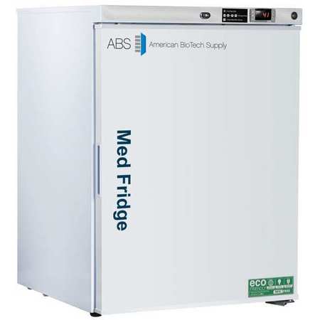 AMERICAN BIOTECH SUPPLY Refrigerator, 5.2 cu ft, 32-1/8"H, 23-3/4"W PH-ABT-HC-UCFS-0504