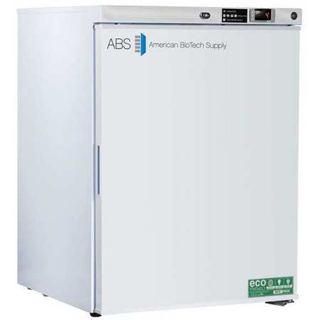 AMERICAN BIOTECH SUPPLY Refrigerator, 5.2 cu ft, 32-1/8"H, 23-3/4"W ABT-HC-UCFS-0504