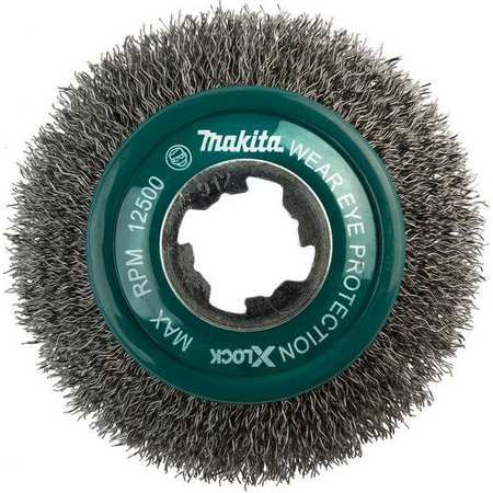 MAKITA Carbon Steel Crimped Wire Bevel Brush D-73190