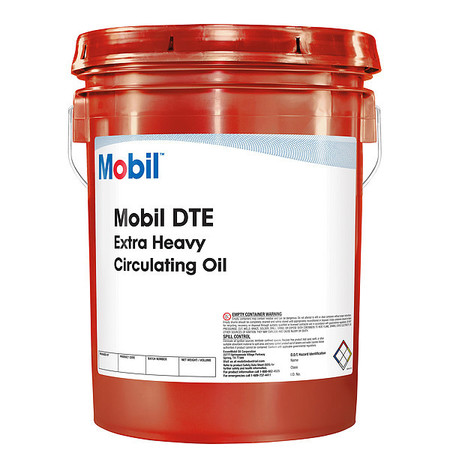 Mobil 5 gal Hydraulic Oil 150 ISO Viscosity, Not Specified SAE, Amber 100905