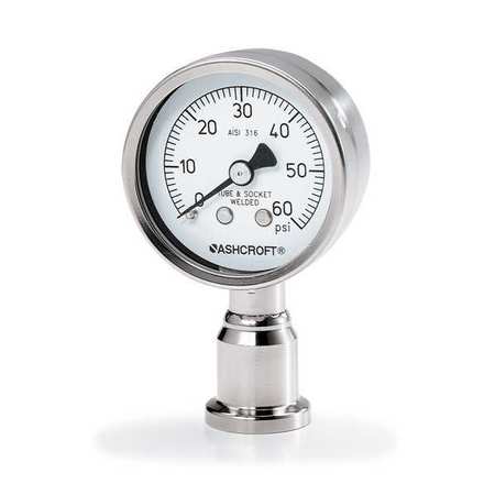 ASHCROFT Pressure Gauge 201032S75L60#