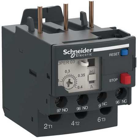 SCHNEIDER OverloadRelay, IEC, Thermal, Auto/Manual DPER03