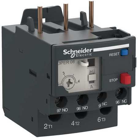 SCHNEIDER OverloadRelay, IEC, Thermal, Auto/Manual DPER08