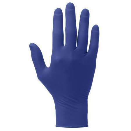 Kimtech Kimtech, Nitrile Disposable Gloves, 4.7 mil Palm, Nitrile, Powder-Free, M, 200 PK, Blue 62827