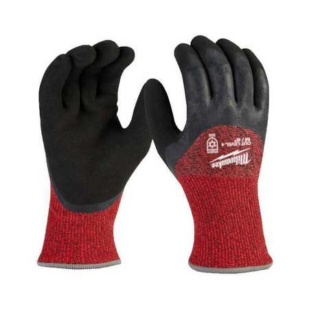 MILWAUKEE TOOL Level 4 Cut Resistant Latex Dipped Winter Insulated Gloves - Medium (12 pair) 48-73-7941B