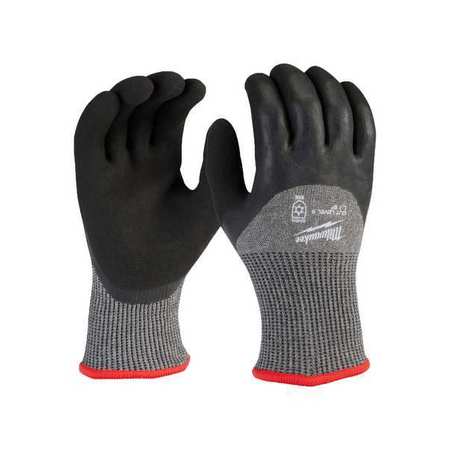 MILWAUKEE TOOL Level 5 Cut Resistant Latex Dipped Winter Insulated Gloves - Large 48-73-7952
