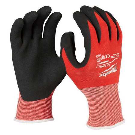 MILWAUKEE TOOL Cut 1 Dipped Gloves - XXL 48-22-8904