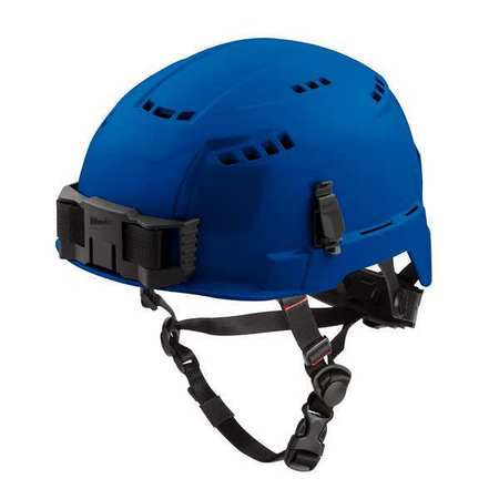 MILWAUKEE TOOL Climbing Blue Vented Safety Helmet - Type 2, Class C, Type 2, Class C 48-73-1304