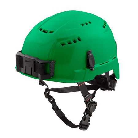 MILWAUKEE TOOL Climbing Green Vented Safety Helmet - Type 2, Class C, Type 2, Class C 48-73-1306