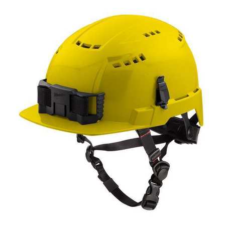 MILWAUKEE TOOL Front Brim Yellow Front Brim Vented Safety Helmet - Type 2, Class C, Type 2, Class C 48-73-1322