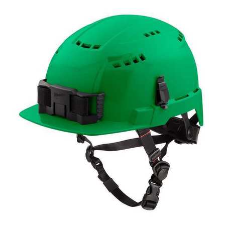 MILWAUKEE TOOL Front Brim Green Front Brim Vented Safety Helmet - Type 2, Class C, Type 2, Class C 48-73-1326