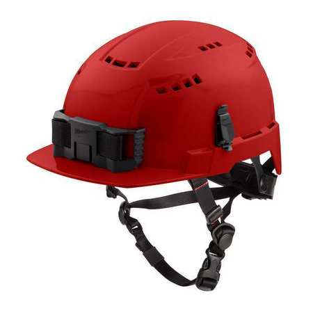 MILWAUKEE TOOL Front Brim Red Front Brim Vented Safety Helmet - Type 2, Class C, Type 2, Class C 48-73-1328