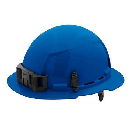 MILWAUKEE TOOL Full Brim Blue Full Brim Hard Hat w/6pt Ratcheting Suspension - Type 1, Class E, Type 1, Class E 48-73-1125