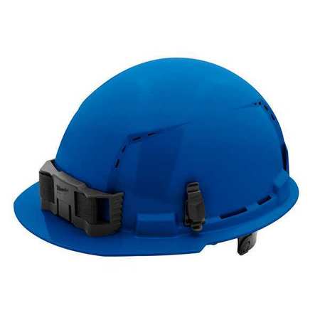 MILWAUKEE TOOL Front Brim Blue Front Brim Vented Hard Hat w/6pt Ratcheting Suspension - Type 1, Class C 48-73-1224
