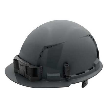 MILWAUKEE TOOL Front Brim Gray Front Brim Vented Hard Hat w/6pt Ratcheting Suspension - Type 1, Class C 48-73-1234