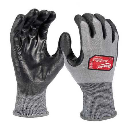 MILWAUKEE TOOL Level 4 Cut Resistant High Dexterity Polyurethane Dipped Gloves - Large 48-73-8742