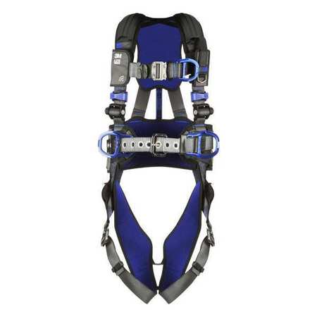 3M DBI-SALA Fall Protection Harness, 2XL, Polyester 1403107