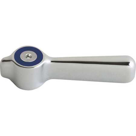 CHICAGO FAUCET Handle, Chrome Finish, 2 3/8 in Size WWG369-JKCP
