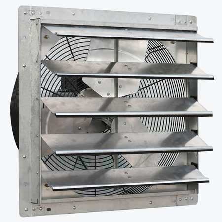 CANARM Shutter Fan, 20In Bld Dia, 120V GSF3-20A