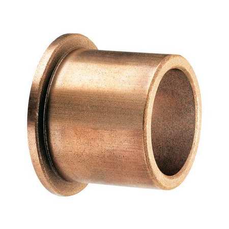 OILITE Flanged Sleeve Bearing, 3/8 in Bore, PK10 FF319-01B