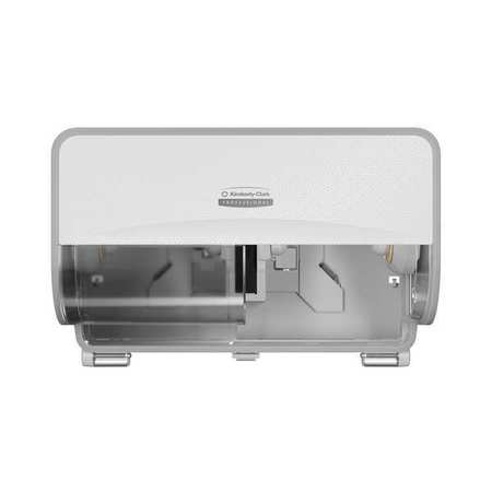 KIMBERLY-CLARK PROFESSIONAL Toilet Paper Dispenser, 2 Rolls, Plstc 58712