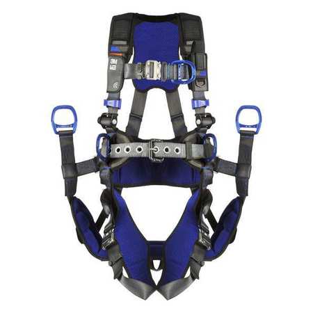 3M DBI-SALA Fall Protection Harness, XL, Polyester 1113193