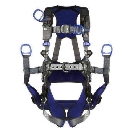 3M DBI-SALA Fall Protection Harness, 2XL, Polyester 1113294