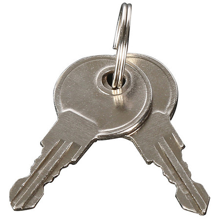 CONDOR Replacement Keys, 1-5/8" D, 1-5/8" W, PK2 799LC0
