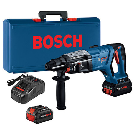 BOSCH Cordless Rotary Hammers, 8.0Ah Battery GBH18V-28DCK24