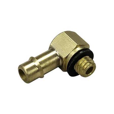 MEM-CO Mini Barb Fitting, SS, 25/32 in L 3/8BSPP-LB4-O-V-316SS