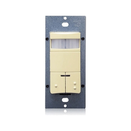 LEVITON Occ Snsr, PIR, 120/230/277V AC, Ivory ODS0D-IDI