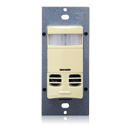 LEVITON Occ Snsr, PIR/Usonic, 120-277V AC, Ivory OSSMT-GDI