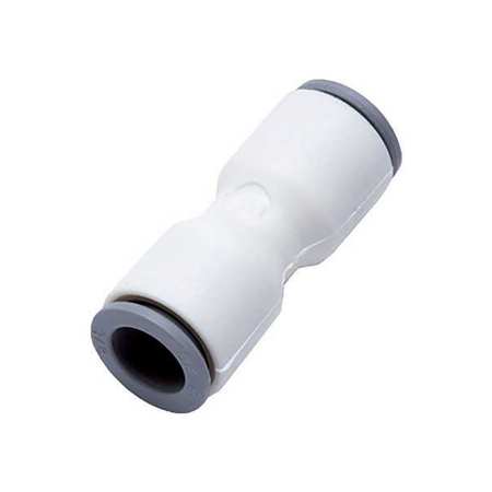 PARKER Push-to-Connect Fractional Plastic Push-to-Connect Fitting, Polymer, White 6306 04 00WP2