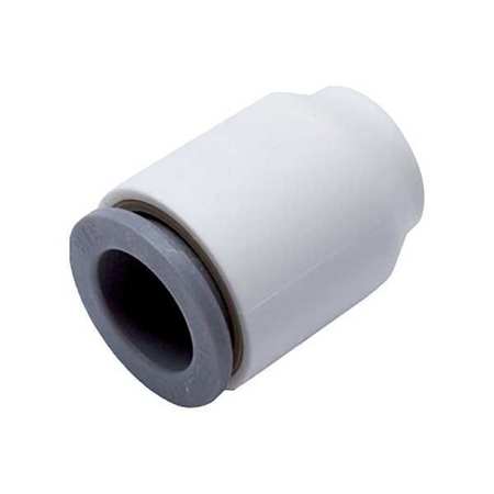 PARKER Push-to-Connect Fractional Plastic Push-to-Connect Fitting, Polymer, White 6351 60 00WP2