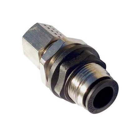 LEGRIS Metric Push-to-Connect Fitting, Brass, Silver 3146 12 00